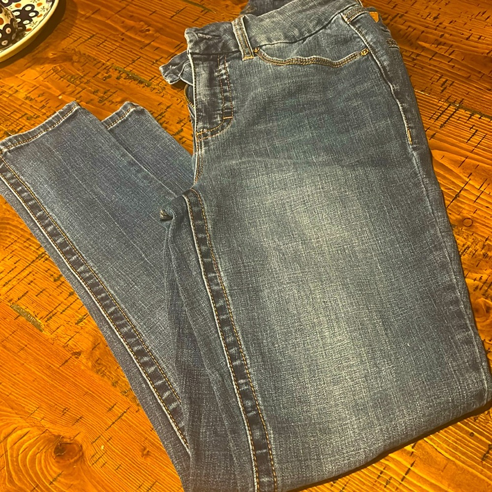 Seven7 Tummyless high-rise skinny jeans Sz 8